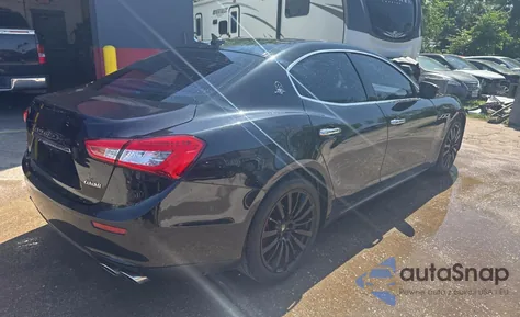 2017 Maserati Ghibli S из США, поврежденный, VIN ZAM57RTA4H1234007